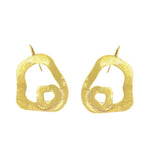 18K Gold plated drop earrings