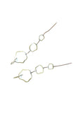 18K Gold plated hook style earrings