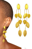 18K Gold plated long earrings
