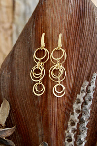 18K gold plated earrings