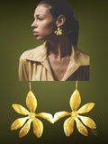 18K Gold plated hook earrings